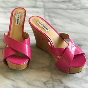 Steve Madden Size 9 Wedge Heels (pink)